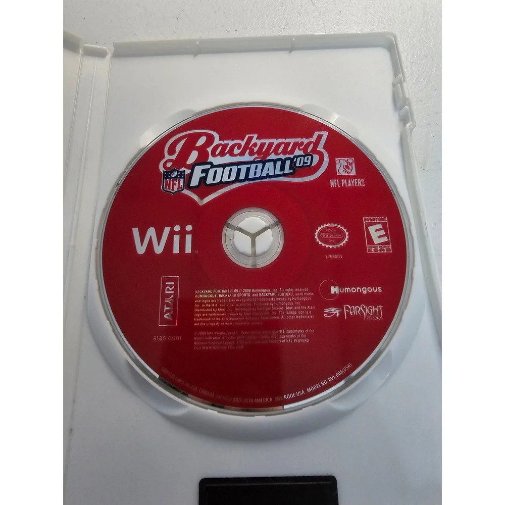 Backyard Football 09 NFL Players Wii‎ Video Game Tom Brady